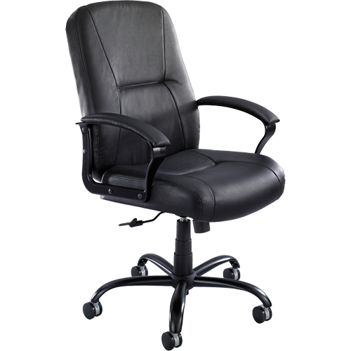 Serenity Big & Tall Chair, Leather, Black, 500 lbs. Capacity Nia-Chem Ltd.