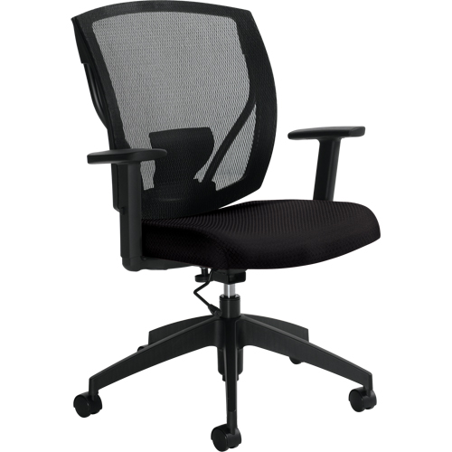 Task Chairs, Vinyl, Black, 300 lbs. Capacity Nia-Chem Ltd.