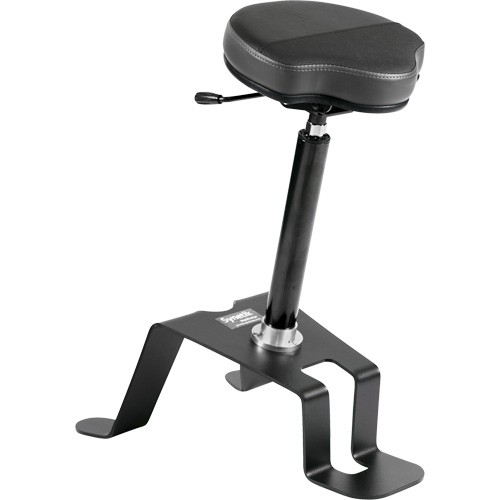 TA 200 Ergonomic Sit/Stand Chair, Vinyl Seat, Black Nia-Chem Ltd.
