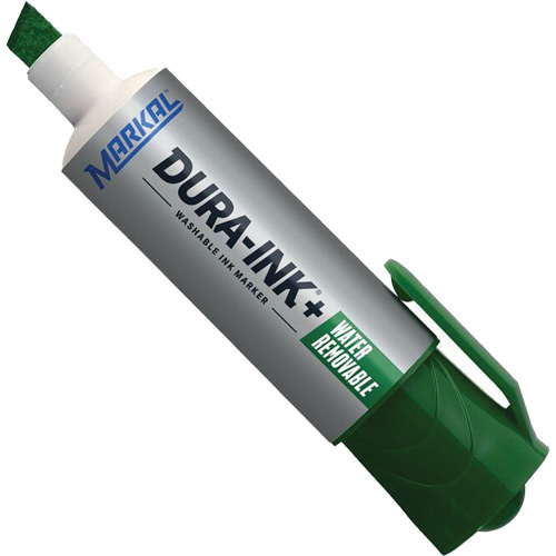 Marqueur &agrave; encre Dura-Ink WashAway, Vert, Pointe Ciseau Nia-Chem Ltd.