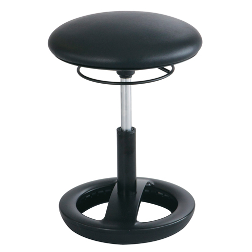 Twixt Ergonomic Chair, Stationary, Adjustable, 17" - 22", Polyester Mesh Seat, Black Nia-Chem Ltd.