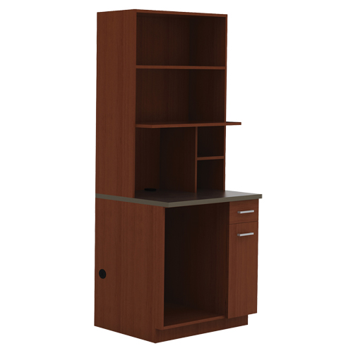 Modular Cabinet, Melamine, 39" H x 36" W x 25" D, Mahogany Nia-Chem Ltd.
