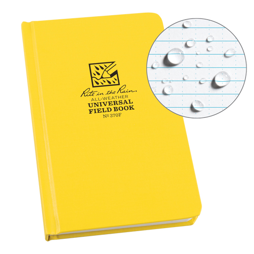 Livre reli&eacute;, Couverture rigide, Jaune, 160 Pages, 4-5/8" , 7-1/4"  Nia-Chem Ltd.