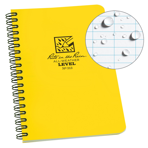 Side-Spiral Notebook, Soft Cover, Yellow, 64 Pages, 4-5/8" W x 7" L Nia-Chem Ltd.