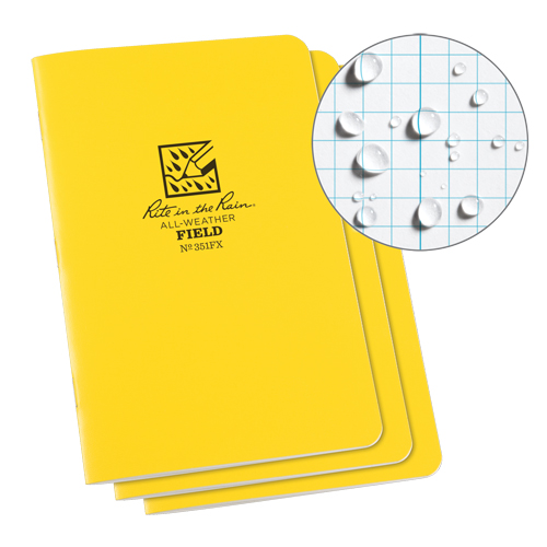 Carnet de notes, Couverture souple, Jaune, 48 Pages, 4-5/8" , 7"  Nia-Chem Ltd.