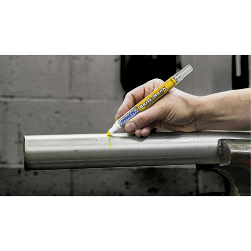 Brite-Mark&reg; Medium Tip Paint Marker, Liquid, Yellow Nia-Chem Ltd.