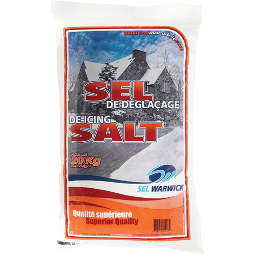 Ice Melting Salt, 44.1 lbs. (20 kg), Bag, -10°C (14°F) Nia-Chem Ltd.