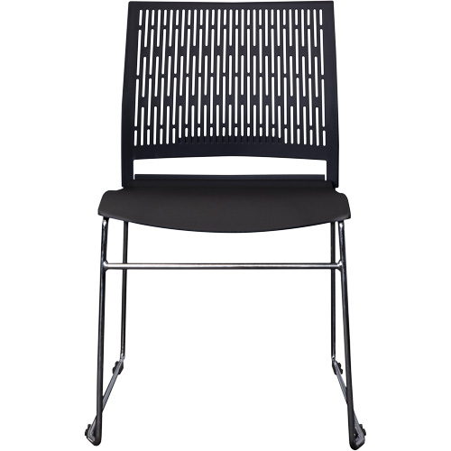 Activ Series Stacking Chairs, Polypropylene, 32-3/8" High, 275 lbs. Capacity, Black Nia-Chem Ltd.