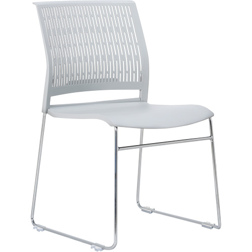 Activ Series Stacking Chairs, Polypropylene, 32-3/8" High, 275 lbs. Capacity, Grey Nia-Chem Ltd.