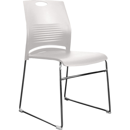 Activ Series Stacking Chairs, Plastic, 23" High, 275 lbs. Capacity, White Nia-Chem Ltd.
