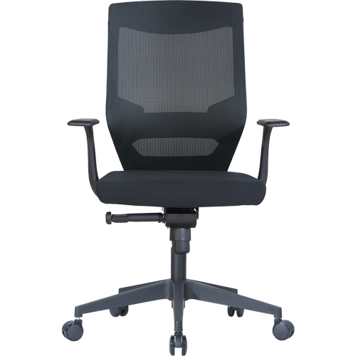 Chaise de bureau ajustable &agrave; basculement synchronis&eacute; s&eacute;rie Activ, Tissu/Mailles, Noir, Capacit&eacute; 275 lb Nia-Chem Ltd.