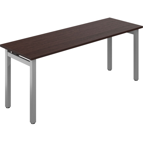 Newland Table Desk, 29-7/10" L x 72" W x 29-3/5" H, Dark Brown Nia-Chem Ltd.