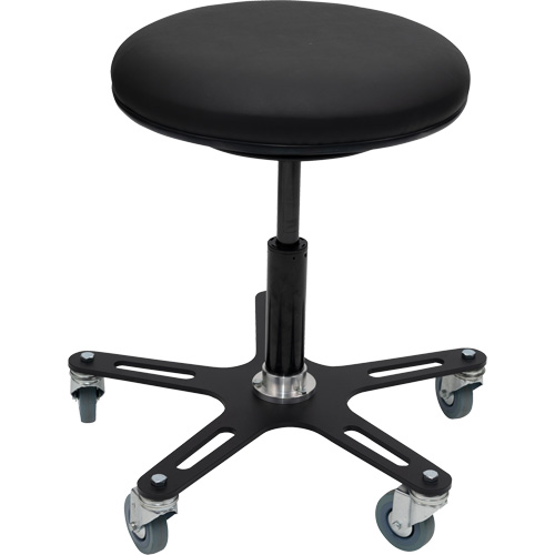 Tabouret Industriel OmniStool, Mobile, Ajustable, 22-1/2", Vinyle Si&egrave;ge Nia-Chem Ltd.