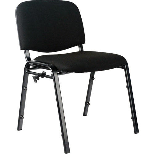 Chaises empilables, Tissu, Hauteur 32", Capacit&eacute; 250 lb, Noir Nia-Chem Ltd.