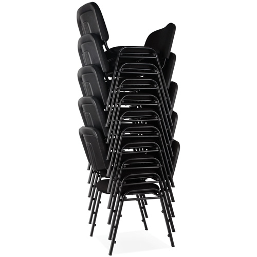 Chaises empilables, Tissu, Hauteur 32", Capacit&eacute; 250 lb, Noir Nia-Chem Ltd.