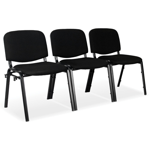 Chaises empilables, Tissu, Hauteur 32", Capacit&eacute; 250 lb, Noir Nia-Chem Ltd.