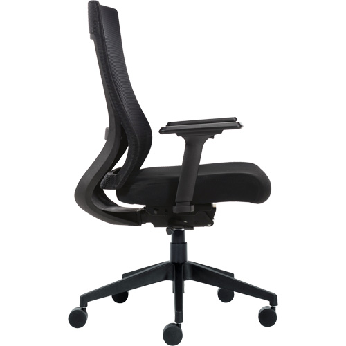 High-Back Weight-Sensing Synchro-Tilter, Mesh, Black Nia-Chem Ltd.