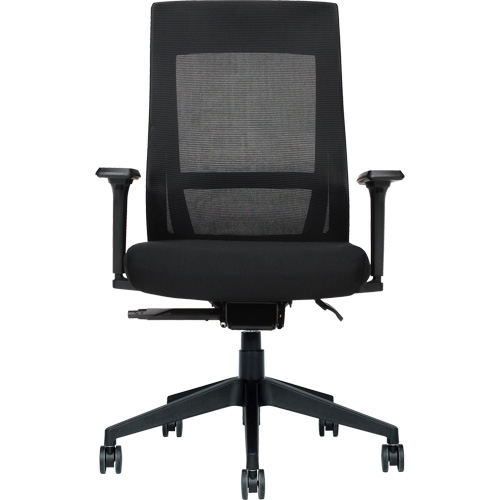 High-Back Weight-Sensing Synchro-Tilter, Mesh, Black Nia-Chem Ltd.