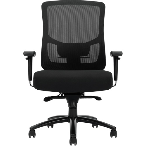 Raven 400 High-Back Heavy-Duty Synchro-Tilter, Mesh, Black, 400 lbs. Capacity Nia-Chem Ltd.