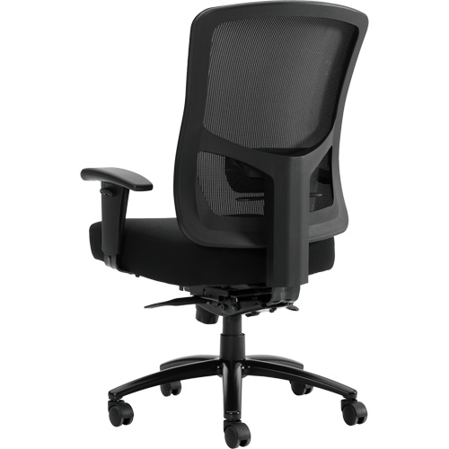 Raven 400 High-Back Heavy-Duty Synchro-Tilter, Mesh, Black, 400 lbs. Capacity Nia-Chem Ltd.