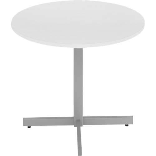 Table ronde &agrave; hauteur r&eacute;glable Newland, 36" lo x 36" la x 29" h, Dessus de 1", Stratifi&eacute;/Polypropyl&egrave;ne, Blanc Nia-Chem Ltd.