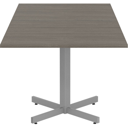 Table carr&eacute;e &agrave; hauteur r&eacute;glable Newland, 36" lo x 36" la x 29" h, Dessus de 1", Stratifi&eacute;, Brun Nia-Chem Ltd.
