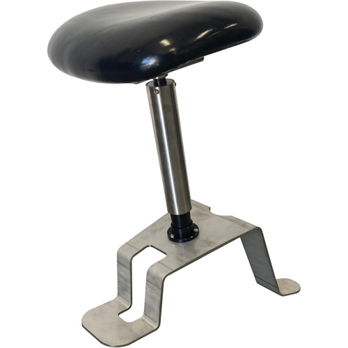 TA200 Sit-Stand Stool, Vinyl, Black, 280 lbs. Capacity Nia-Chem Ltd.