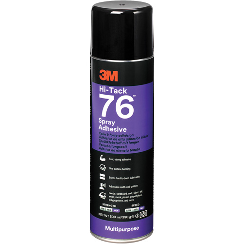 76 High Tack Adhesive, Clear, Aerosol Can Nia-Chem Ltd.