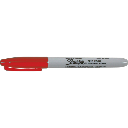 Permanent Markers - #15, Fine, Red Nia-Chem Ltd.