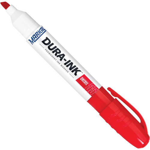 Marqueur Dura-Ink no 55, Rouge, Pointe Ciseau Nia-Chem Ltd.