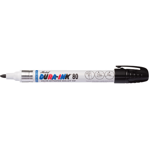 Marqueur permanent Dura-Ink 80, Moyen, Noir Nia-Chem Ltd.
