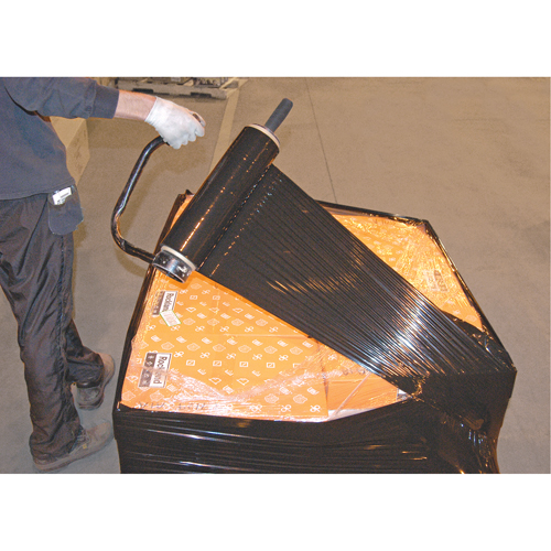 Stretch Wrap, 80 Gauge (20.3 micrometers), 18" x 1000', Opaque Black Nia-Chem Ltd.