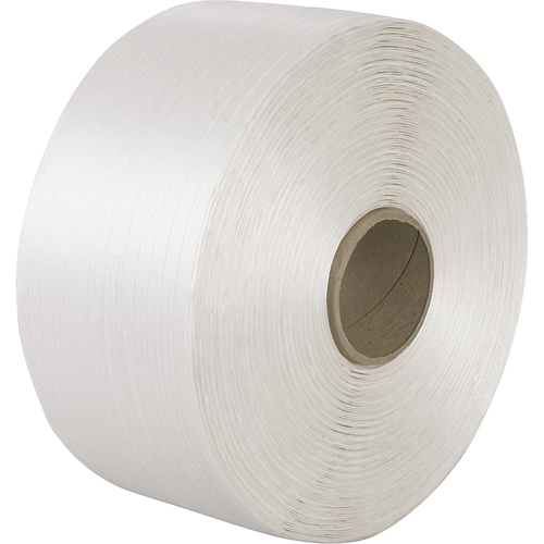 Bonded Cord Strapping, Polyester Cord, 1/2" W x 3900' L, Manual Grade Nia-Chem Ltd.