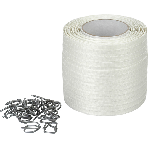 Feuillard en cordon tiss&eacute;, Polyester, 1/2" la x 750' lo Nia-Chem Ltd.