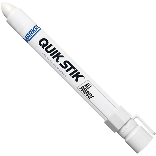 Quik Stik&reg; Twist-Up Paint Markers, Solid Stick, White Nia-Chem Ltd.