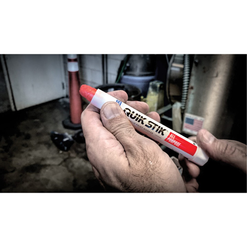 Quik Stik&reg; Twist-Up Paint Markers, Solid Stick, White Nia-Chem Ltd.