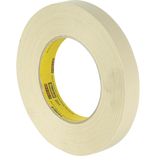 Scotch&reg; Performance 231 Masking Tape, 18 mm (3/4") x 55 m (180'), Tan Nia-Chem Ltd.