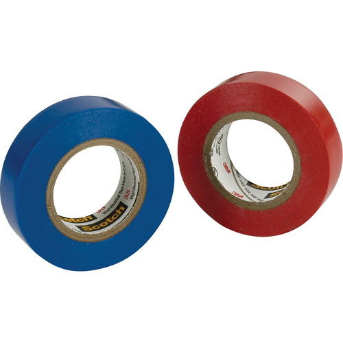 Scotch&reg; 35 Colour Coded Tape, 12.7 mm (1/2") x 20.1 m (66'), Blue, 7 mils Nia-Chem Ltd.