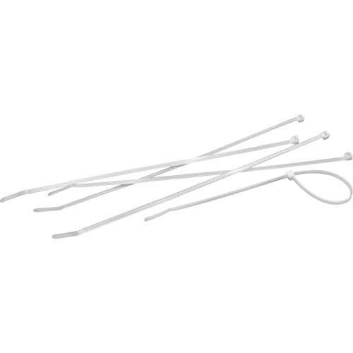 Cable Ties, 4" Long, 18 lbs. Tensile Strength, Natural Nia-Chem Ltd.
