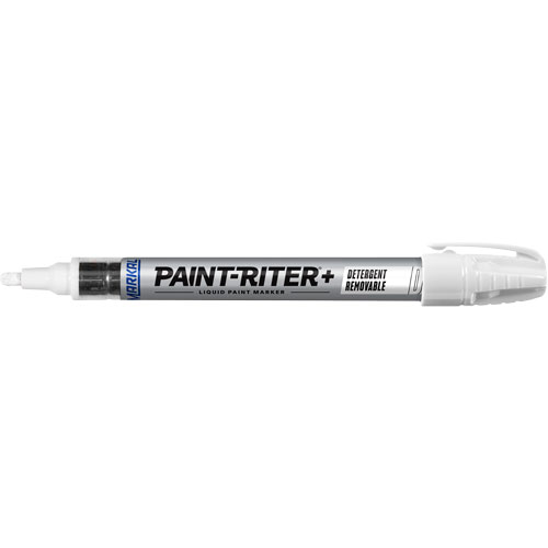 Paint-Riter&reg;+ Detergent Removable Paint Marker, Liquid, White Nia-Chem Ltd.