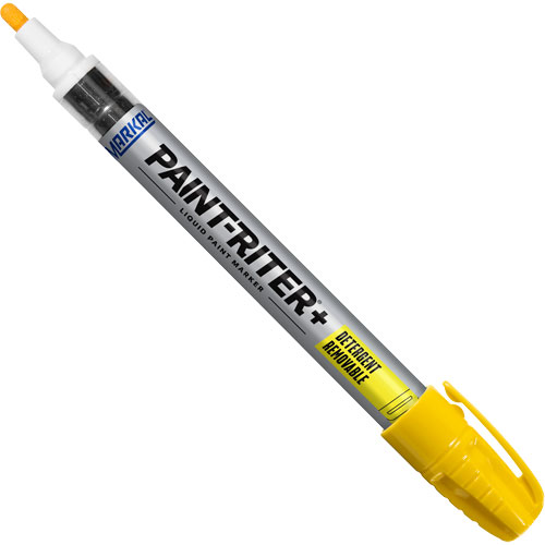 Paint-Riter&reg;+ Detergent Removable Paint Marker, Liquid, Yellow Nia-Chem Ltd.