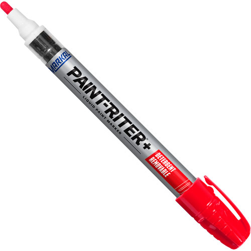 Paint-Riter&reg;+ Detergent Removable Paint Marker, Liquid, Red Nia-Chem Ltd.