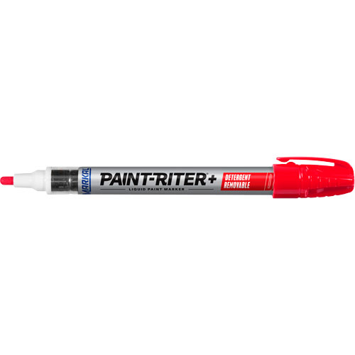 Paint-Riter&reg;+ Detergent Removable Paint Marker, Liquid, Red Nia-Chem Ltd.
