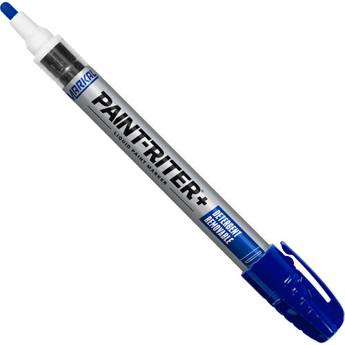 Paint-Riter&reg;+ Detergent Removable Paint Marker, Liquid, Blue Nia-Chem Ltd.
