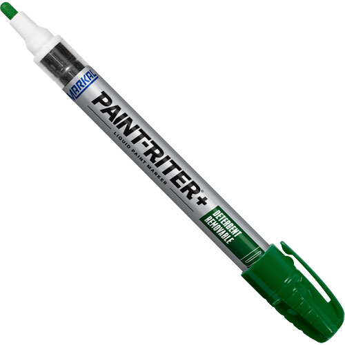 Marqueur &agrave; peinture nettoyable au d&eacute;tergent Paint-Riter+, Liquide, Vert Nia-Chem Ltd.