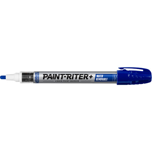 Marqueur &agrave; la peinture nettoyable &agrave; l'eau Paint-Riter+, Liquide, Bleu Nia-Chem Ltd.