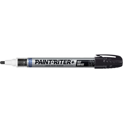 Marqueur pour surfaces huileuses Paint-Riter +, Liquide, Noir Nia-Chem Ltd.