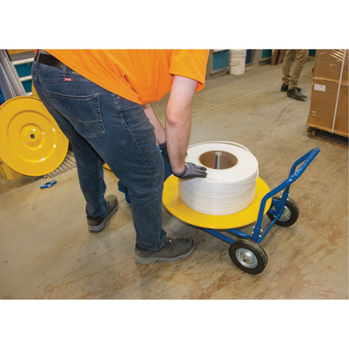 Strapping Dispenser, Polyester/Steel/Polypropylene Straps, 16"/8" Core Dia., 3"/8"/6" Roll Width Nia-Chem Ltd.