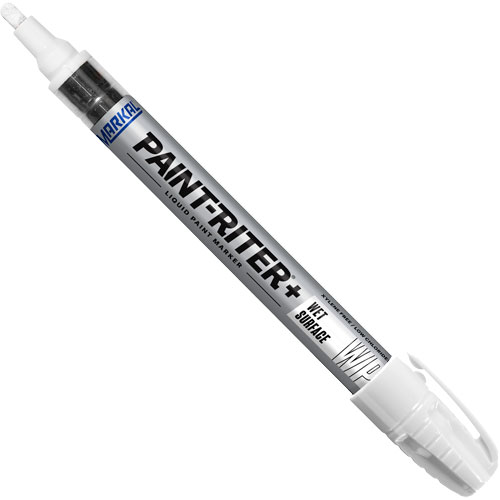 Paint-Riter&reg;+ Wet Surface Paint Marker, Liquid, White Nia-Chem Ltd.