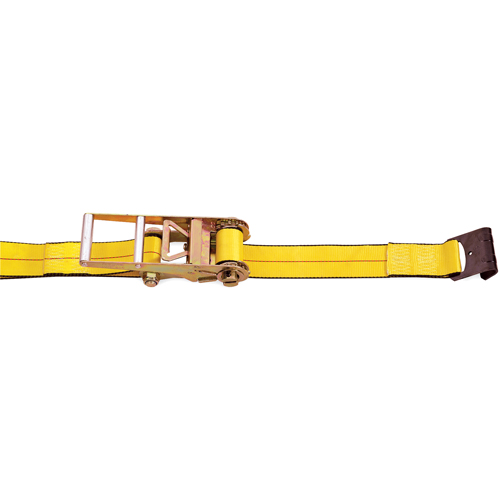 Tendeurs d'arrimage &agrave; cliquet, Crochet plat, 3" , 30' , Charge d'utilisation max. 5400 lb (2450 kg) Nia-Chem Ltd.
